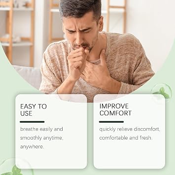 CalmDerm Inhaler, CalmDerm Herbal Inhaler, Herballung Cleansing Inhalers for Women Men (2PC)