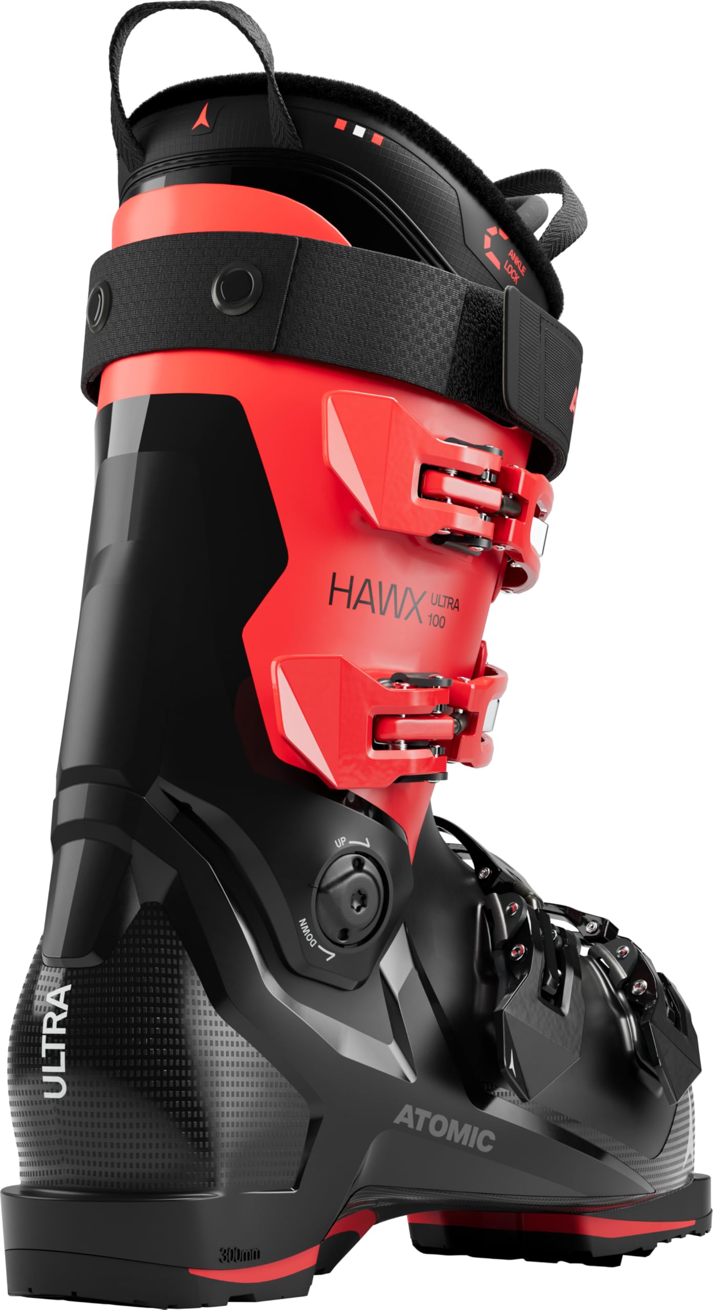 ATOMIC Unisex - Adulto HAWX Ultra 100 Alpine Boots, Black/Red, 39/40