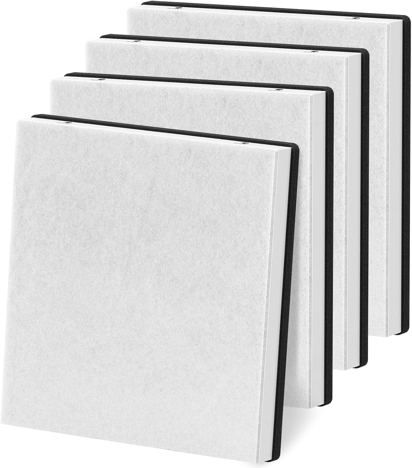 HKB320F Filter Compatible with MOOKA HKB320F Air Purifier, 4 Pack HEPA Filters with 4 Washable Pre-Filters