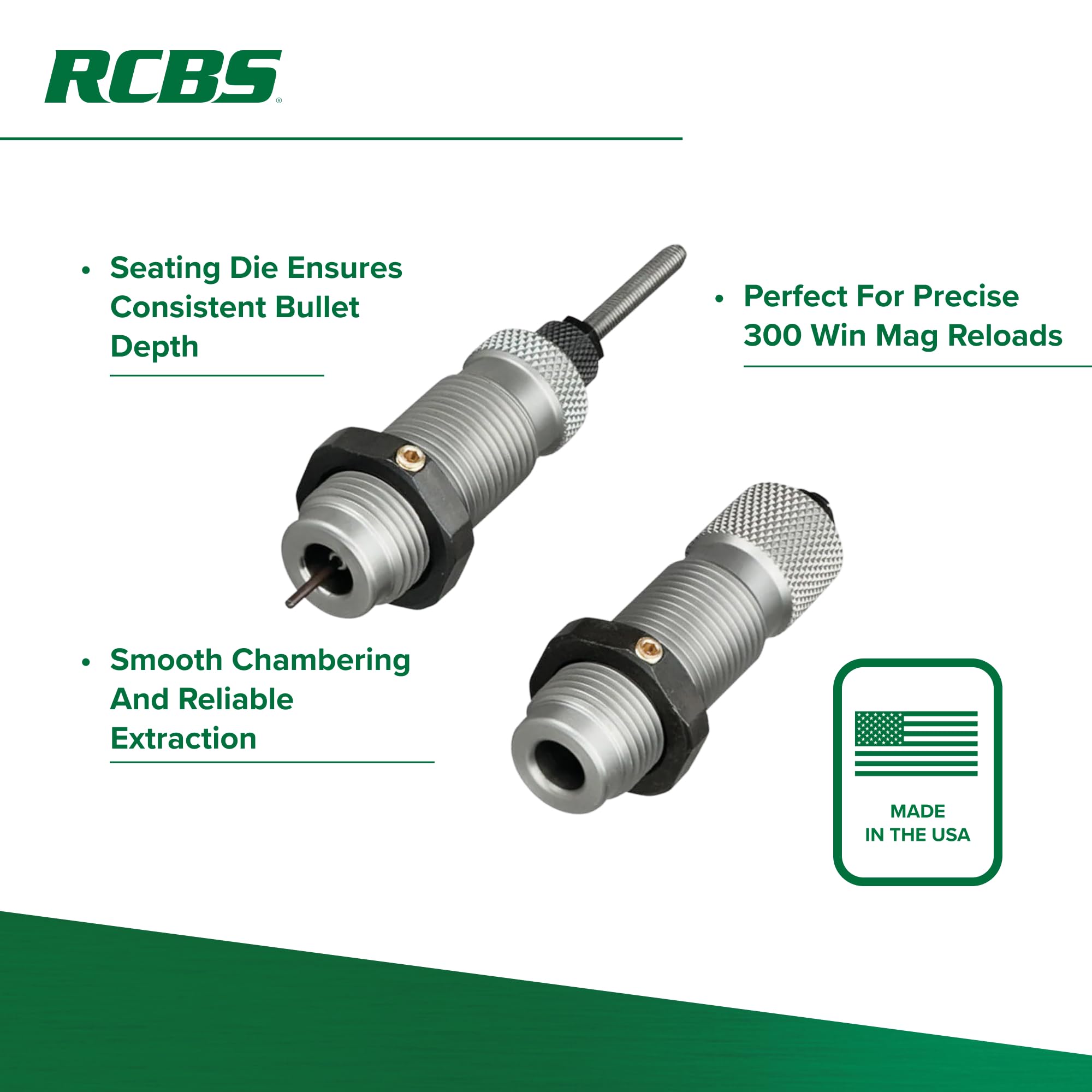 Amazon.com : RCBS Full-Length Die Set .300 Win Mag, Precision