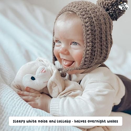 Miniatura 7 de Riff Raff Bunny and Fawn - Chupete para dormir para recién nacidobebé a partir de 0 meses, máquina de sonido portátil de felpa de ruido blanco,