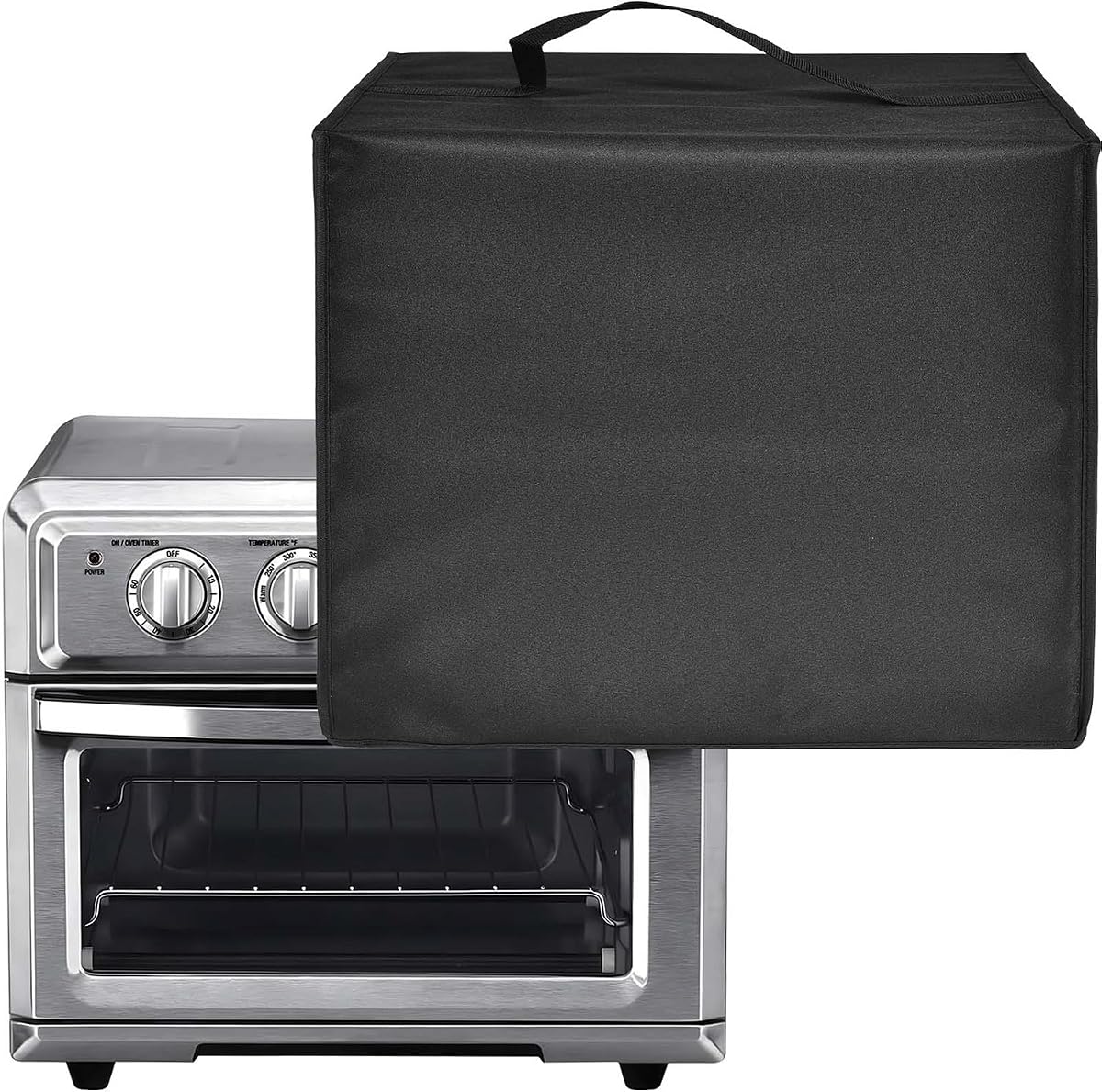 Heat-Resistant Nylon Waterproof Dust Cover for TOA-60 Convection Toaster Oven Airfryer, for Instant Pot Duo Crisp 11-in-1 Air Fryer, Electric Pressure Cooker 6 Quar (16.53X16.53X14.96 IN)