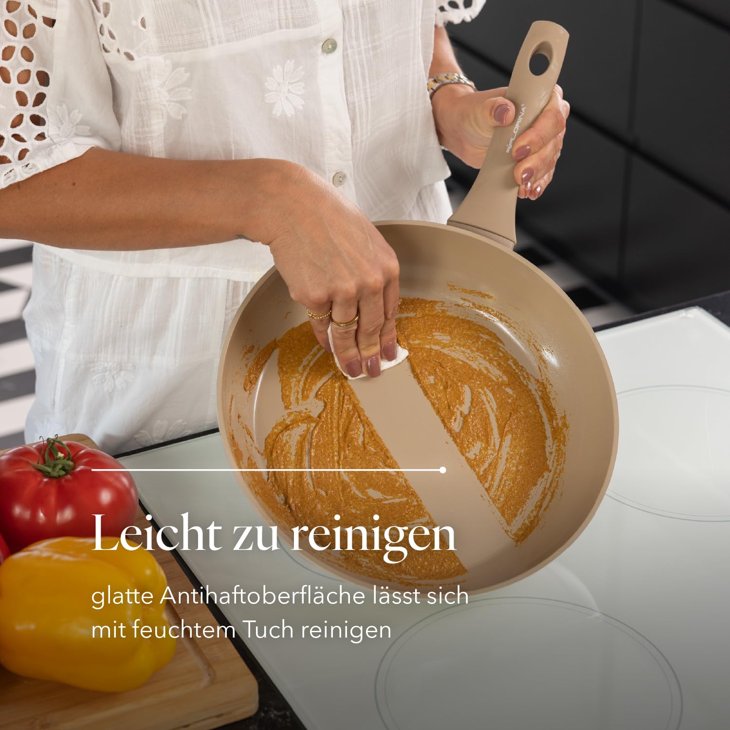 Florina Schmiedaluminium Pfanne MOKKA – Bild 6