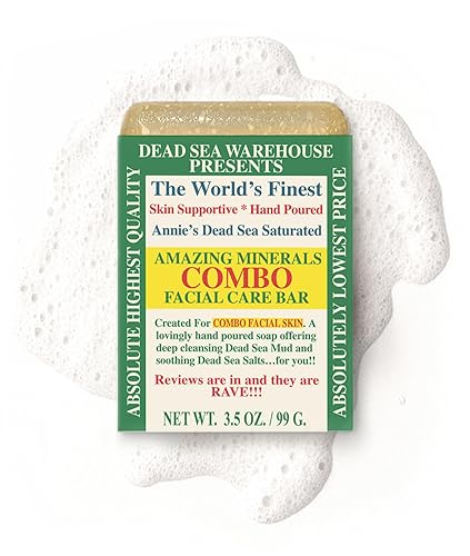 Miniatura 9 de Dead Sea Warehouse Amazing Minerals Combo Barra de cuidado facial - 3.5 oz - Jabón de sal y barro del Mar Muerto - Todo natural - Limpiador