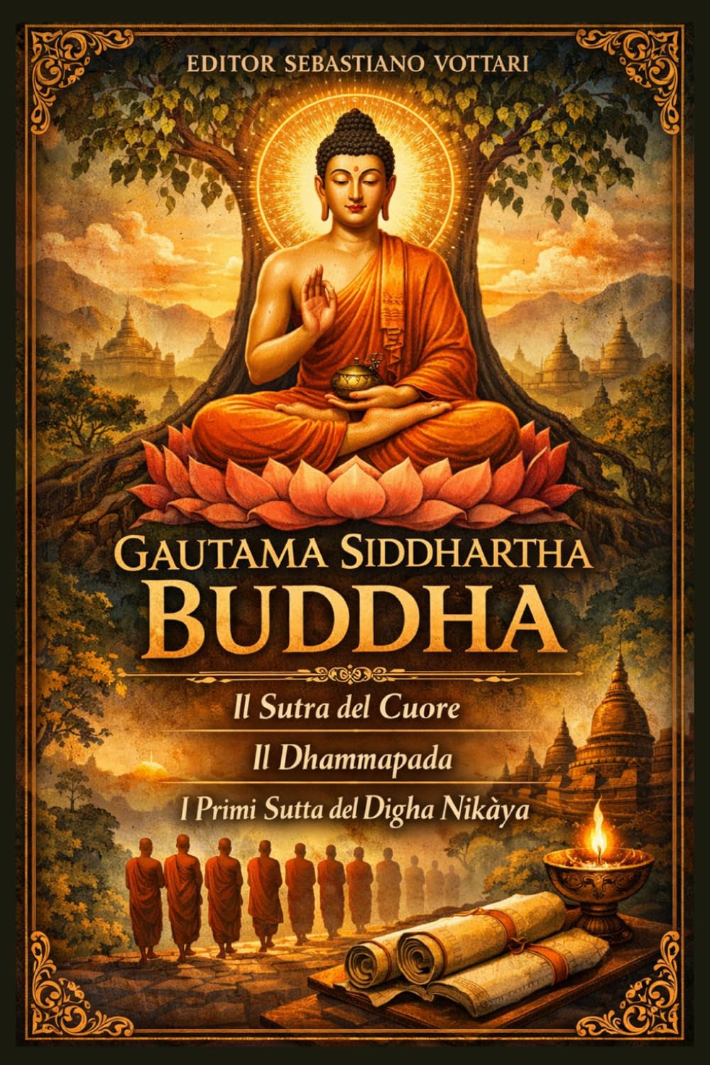 Gautama Siddhartha Buddha: Buddismo - Il Sutra del Cuore - Il Dhammapada – I primi sutta del Dīgha Nikāya - Testo Sacro in Italiano (Religione e Spiritualità)