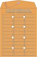 Vista 2 de Staples 472993 Sobres de papel kraft con botones y cuerdas, 10 pulgadas x 13 pulgadas, marrón 100/Bx