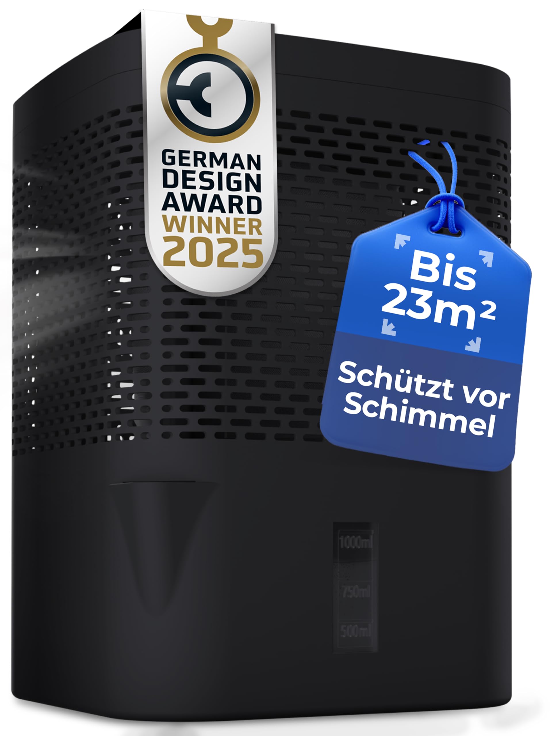 BonAura Luftentfeuchter Ohne Strom - 4x Entfeuchter + 8x Nachfüllpack Für Keller & Bad Bis 40m²