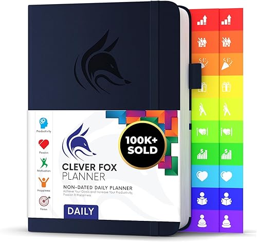 Miniatura 7 de Clever Fox - Planificador diario, la mejor agenda y calendario diario para aumentar la productividad, la felicidad y alcanzar tus objetivos en 2020