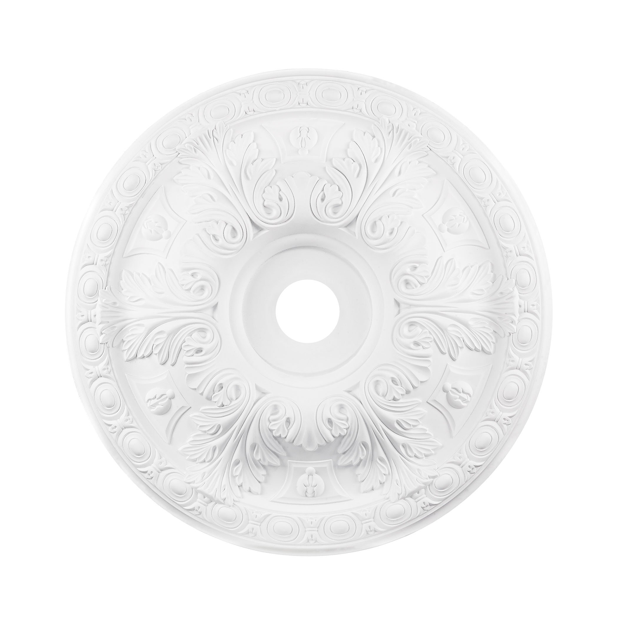 ELK LightingM1019WH Decorative-Ceiling-Medallions, 28"L x 28"W x 3"H, White