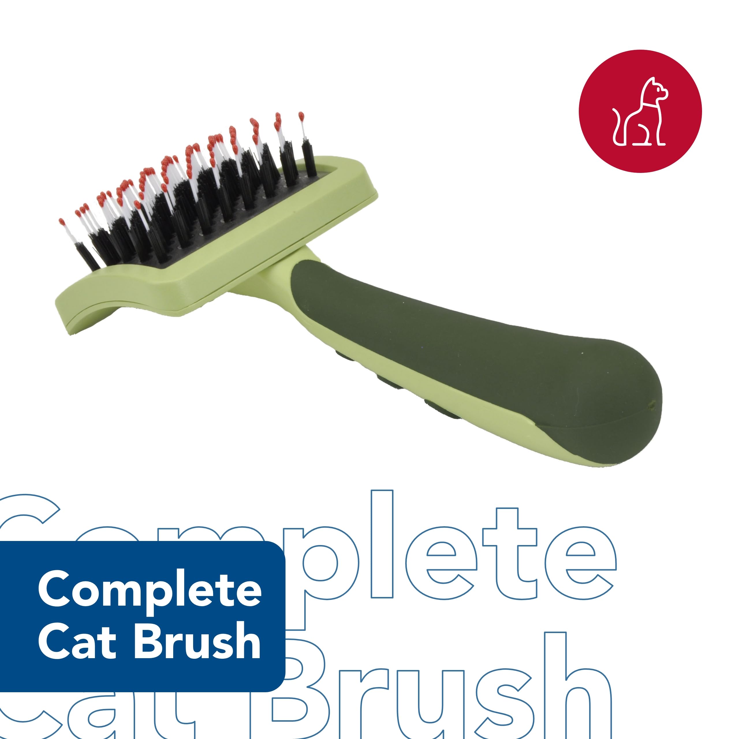 Coastal Pet Safari Katzenbürste, komplette Katzenbürste, Keine Farbe, Einheitsgröße (16,5 cm L x 7,8 cm B)