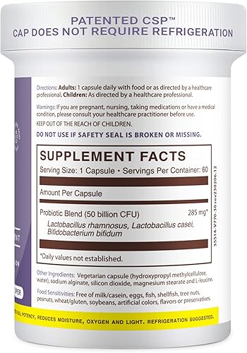 Miniatura 2 de Suplemento probiótico APD IV para desintoxicación, 50 mil millones de UFC, suplemento probiótico una vez al día para la salud y desintoxicación