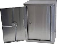 Vista 5 de Omnimed 181651 Armario narcótico de doble puerta con 2 estantes, 8"/profundo