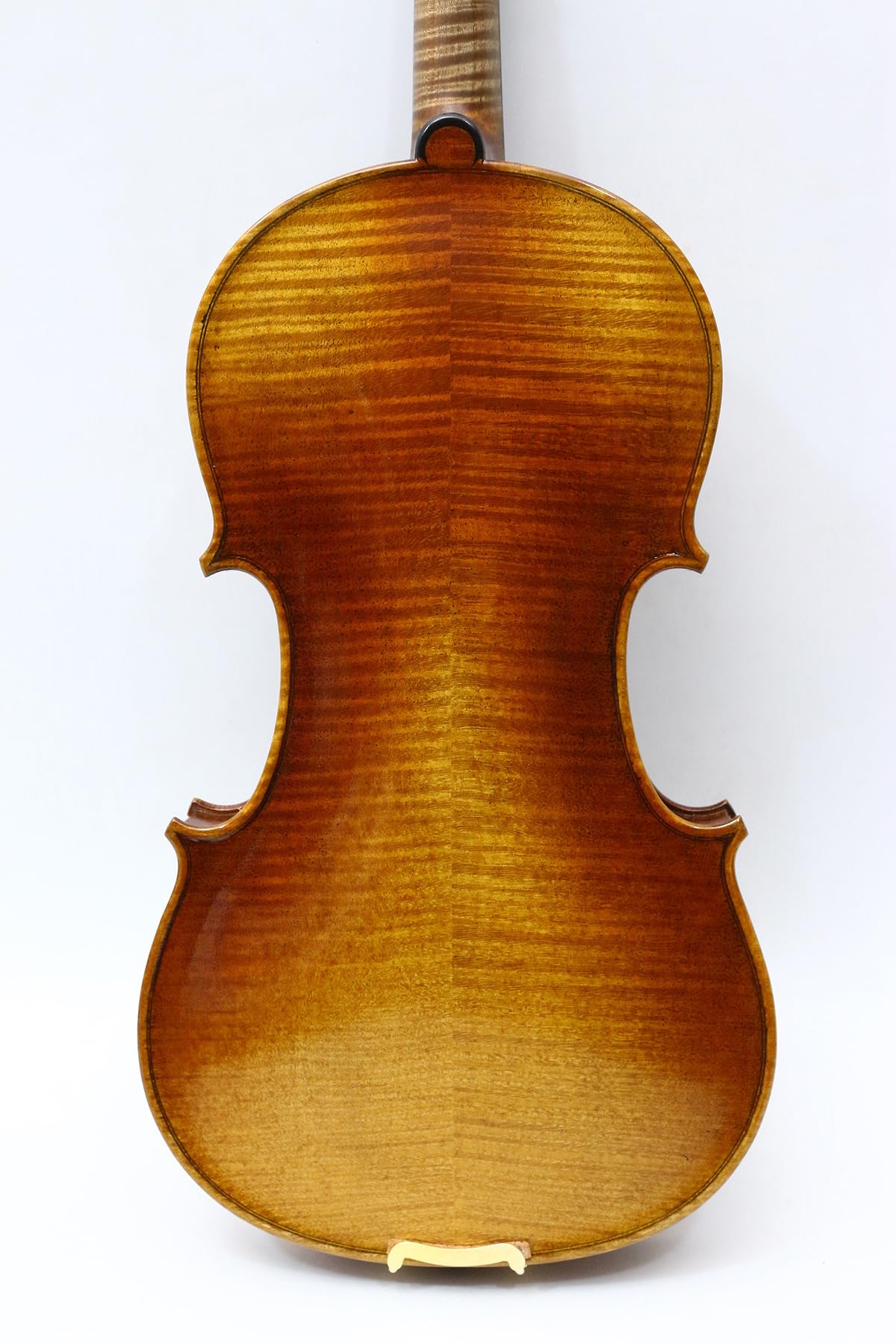 Violino professionale 4/4 full size in legno d'acero fiammato con top in abete rosso e accessori in ebano, kit violino realizzato a mano con custodia e archetto (VA-Violin-WX-E)