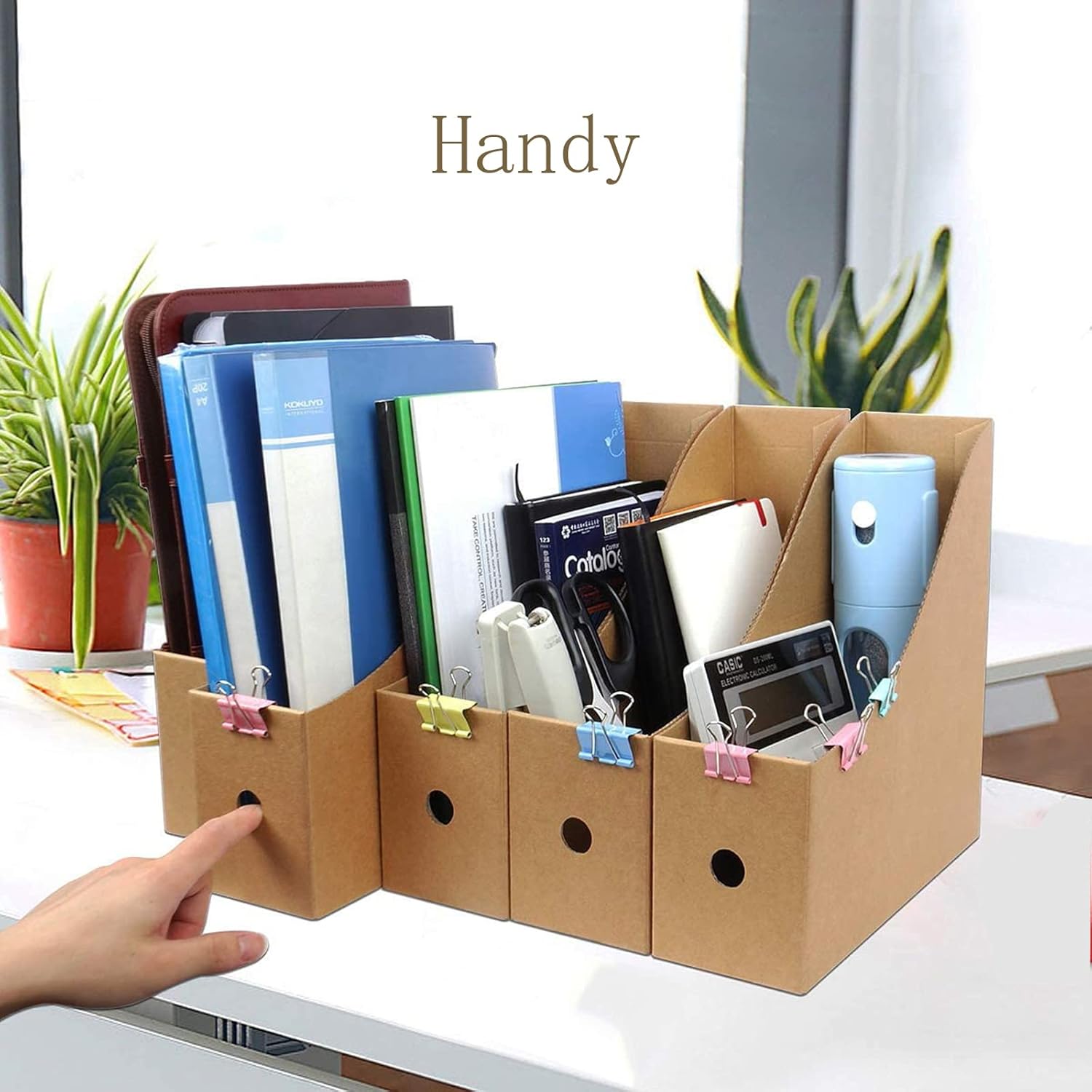 Magazine Holder ,5 Pack Folder Holder,File Magazine Holder Cardboard