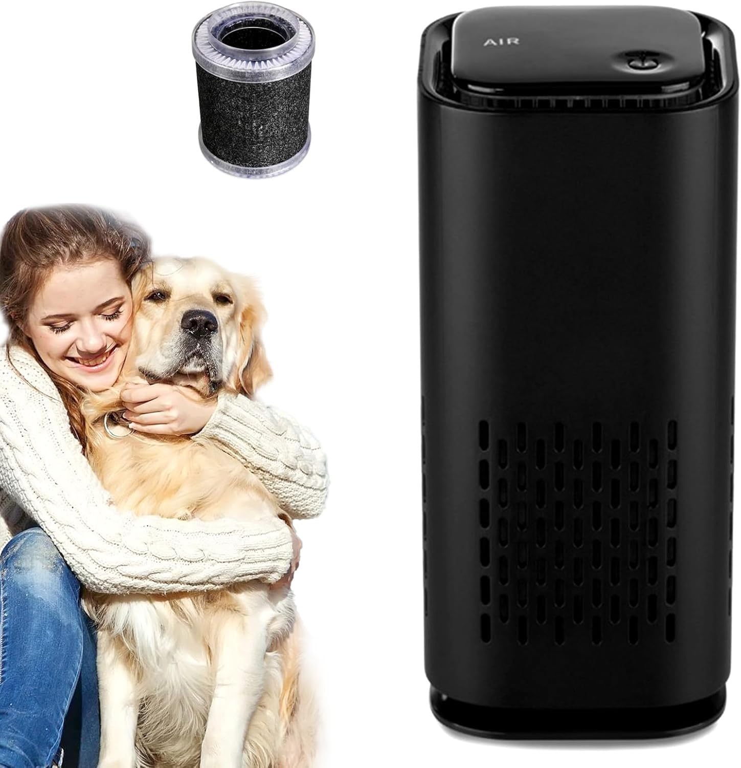 Puppy mothers Pet Air Purifier 2024 New Puppy Mothers Pet Air Purifier Mini Portable Pet Air Purifier Pet