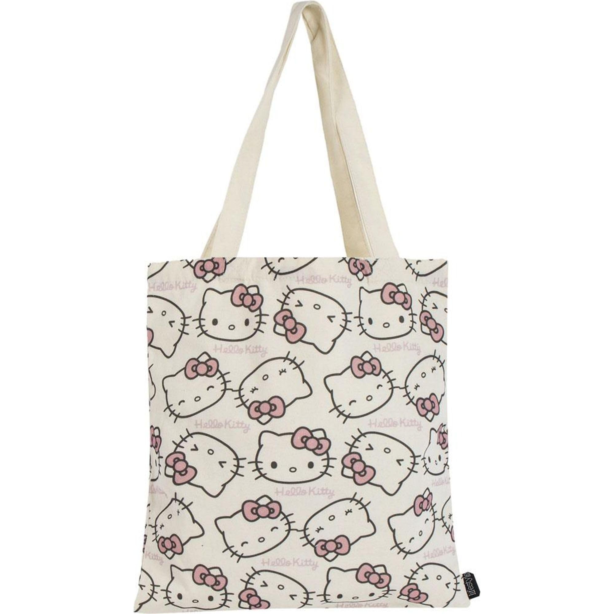 CERDÁ LIFE'S LITTLE MOMENTS Hello Kitty Shopping Bag, Unisex Adult, Black and White