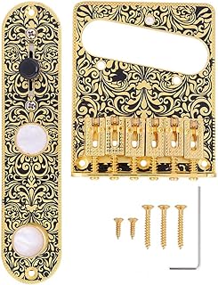 Guitar Pickup Guitar Bridge, Guitar Parts Guitar Prewired Volume Control Plate Guitar Bridge With Single Coil Pickup Hole For Telecaster Guitar Pickup