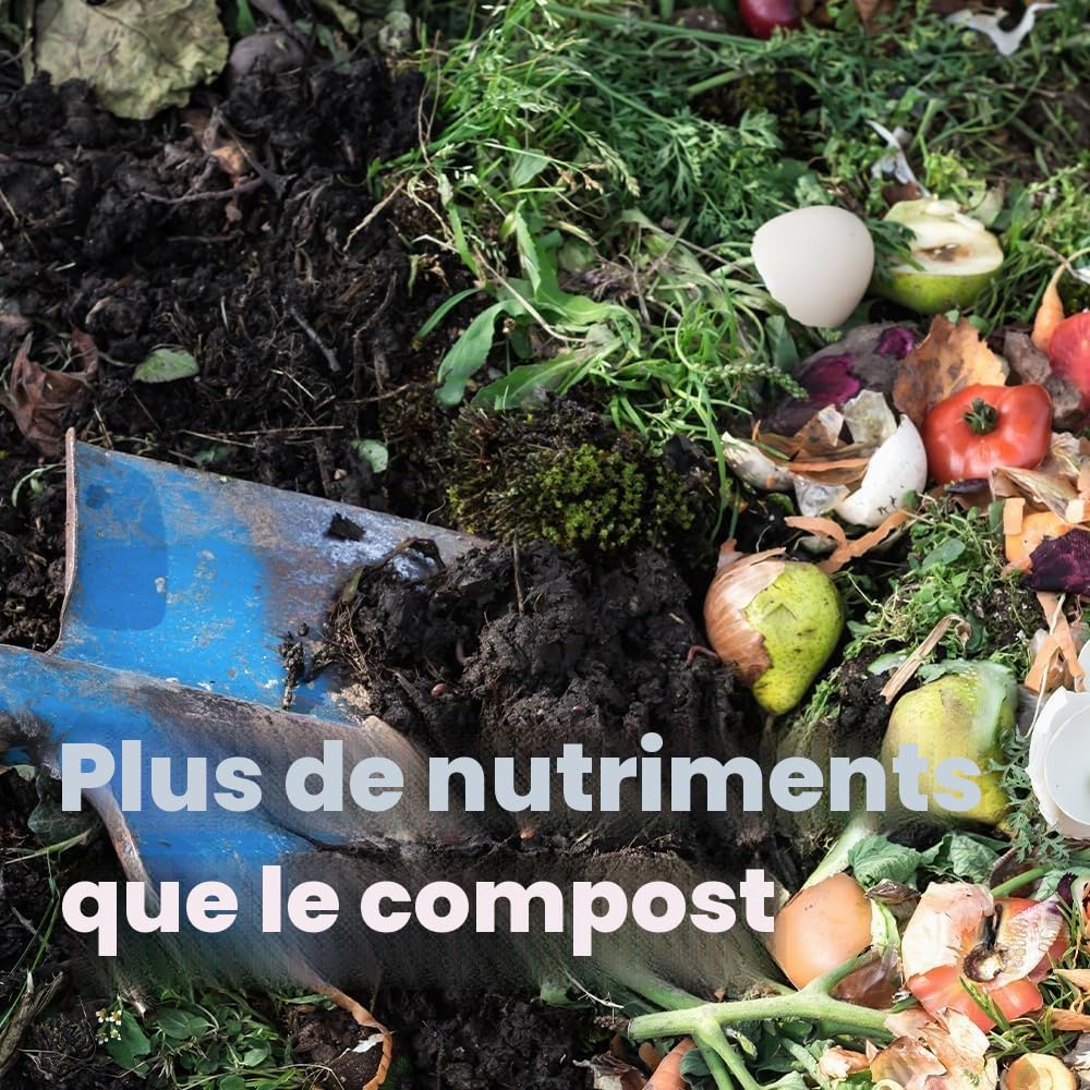 Seau Bokashi Starterset Premium - Seau de Fermentation - Composteur de Cuisine - Transformez Vos déchets de Cuisine en Engrais précieux !