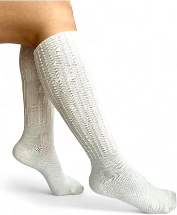 SOCKS 4 Pairs Under Knee Winter Women's Woolen Sleeping Socks Soft Touch