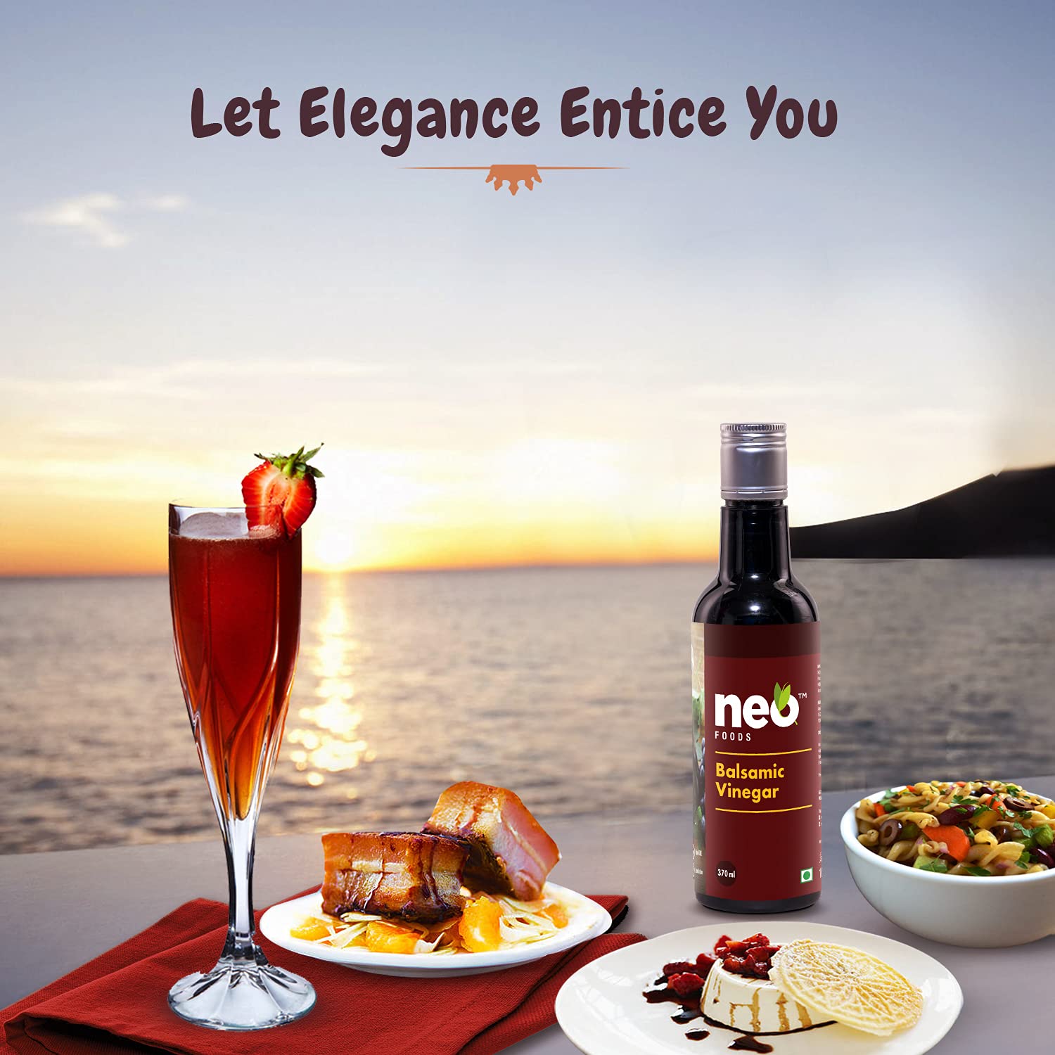 Neo Balsamic Vinegar 370ml I Naturally Made Rich in Nutrient and Antioxidants I Good For Hair & Skin - Image 7 thumbnail