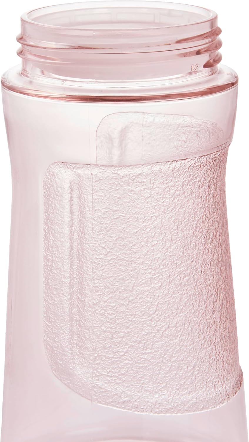 keeeper Water Bottle, 530 ml, Leak-Proof, Shockproof, Non-Slip, Water Bottle, 9.5 x 7.1 x 19 cm, Daria, Nordic Pink