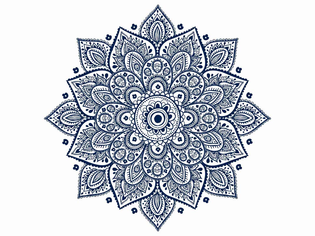 DivineDesigns™ Leaf Outline Sticker (Size :- 16 X 16 inch)