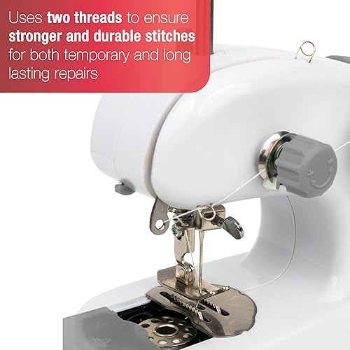 Miniatura 8 de SINGER Stitch Quick + - Paquetes de máquinas reparadoras inalámbricas portátiles (dos hilos rápido + y paquete)