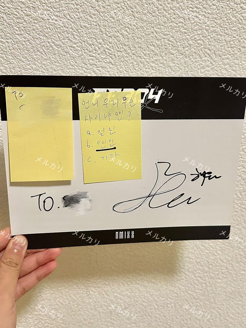 NMIXX Fe3O4 namil music 当選 香港 特典 へウォン NMIXX Fe3O4 namil