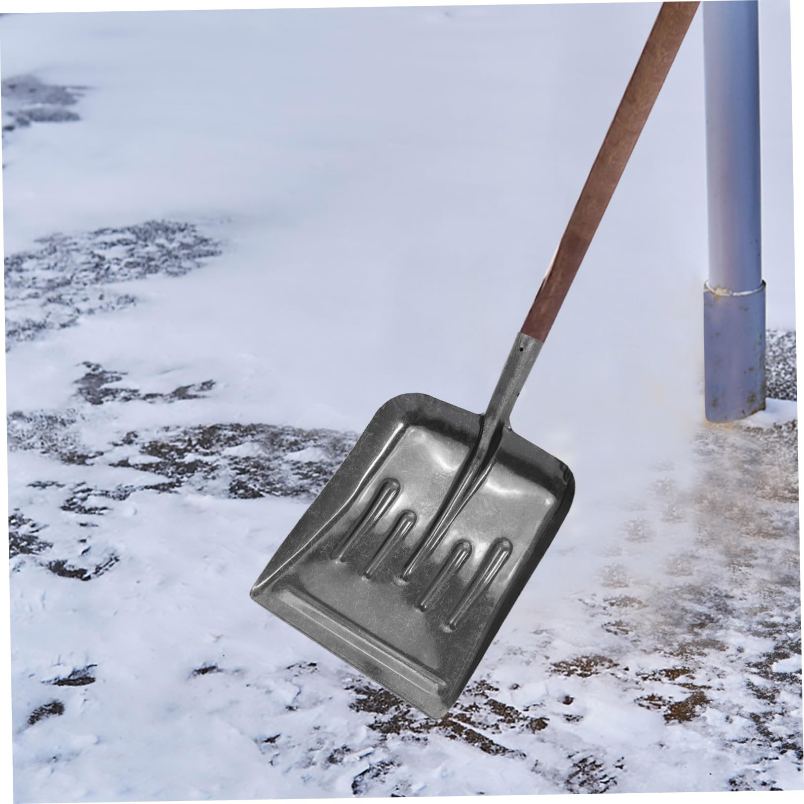 SUPVOX Manganstahl Gartenschaufel Kopf Handkelle Vielseitig für Schneeentfernung Graben Ergonomischer Griff Komfortabel für Landwirtschaft und Gartenarbeiten