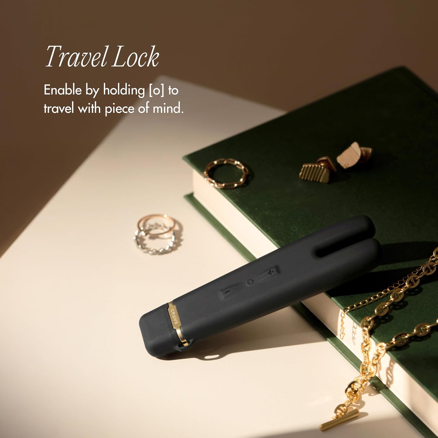 Crave Luxury Toys | Crave Duet Flex Womens Vibrator | Flexible Dual Motor Tipped Vibrator for Women | Luxury Adult Toys & Adult Toy Accessories, Black