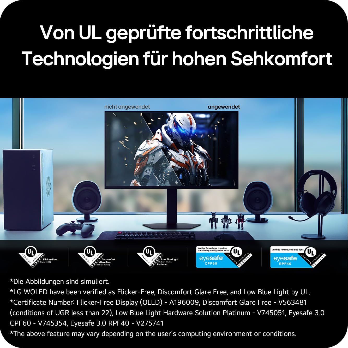 LG Ultragear™ 27GX790B-B 27 Zoll QHD OLED Gaming-Monitor, 540Hz/720Hz Dual Mode, 0,02ms, DisplayHDR True Black 500, AMD FreeSync Premium Pro, 1x DisplayPort 2.1, 2X HDMI 2.1, Schwarz