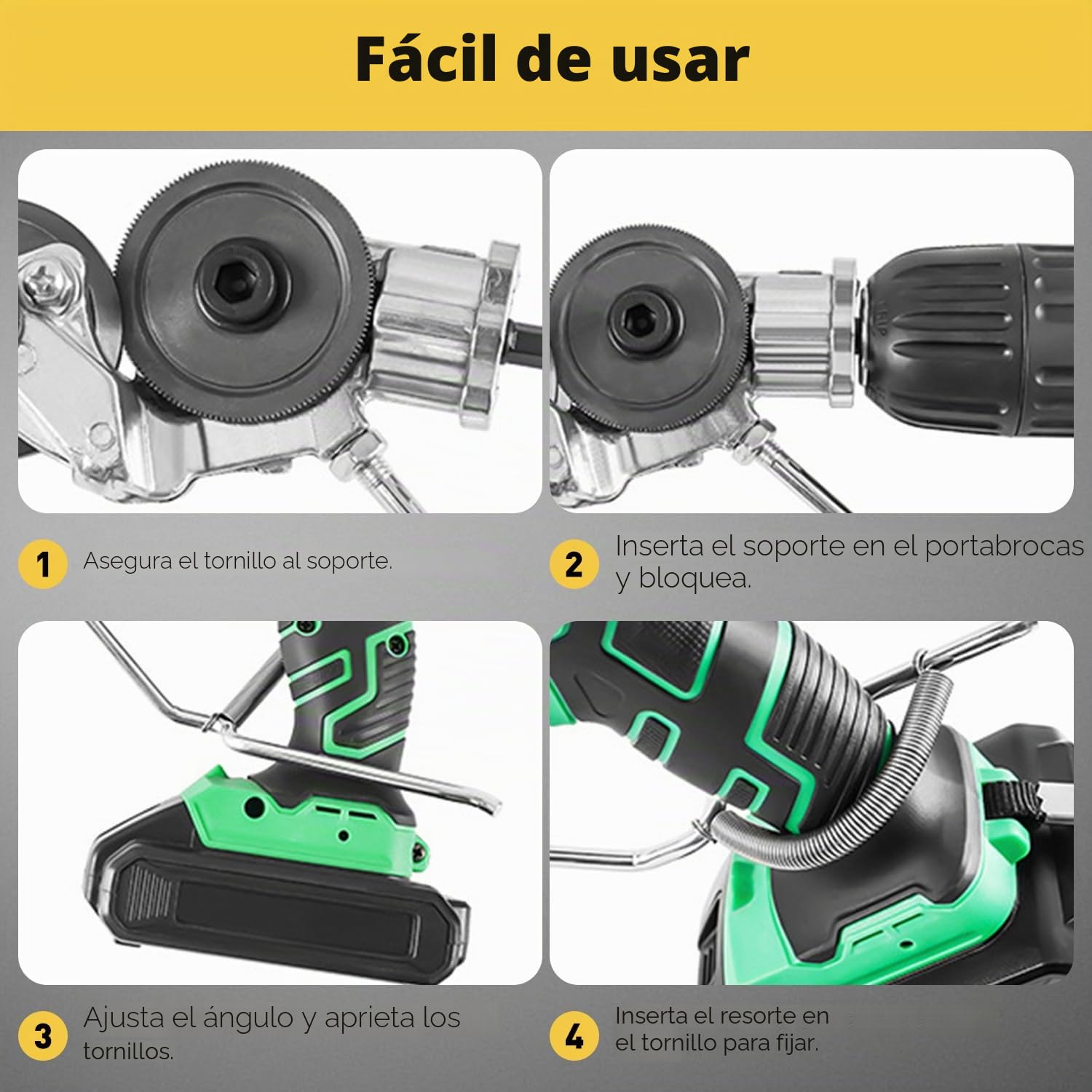 Cortadora de Chapa, Accesorios de Corte de Metal para Taladro Eléctrico, Tijeras de Chapa Eléctrica Nibbler para Cortar Placas de Hierro, Acero, Cobre, Aluminio