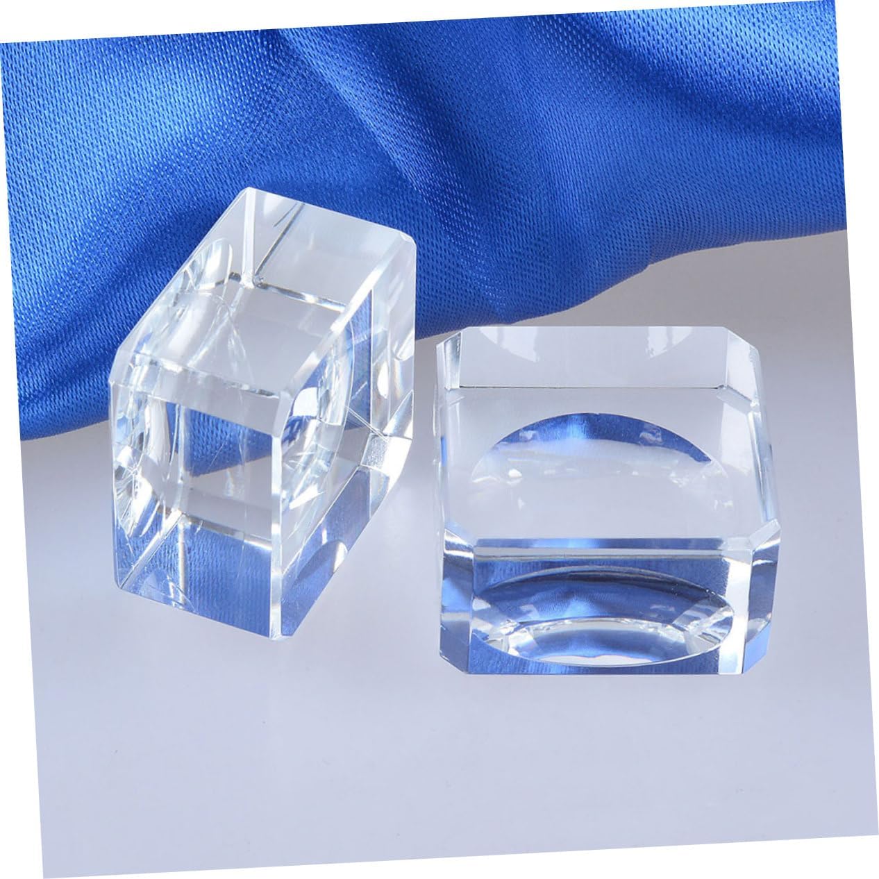 2pcs Retro Crystal Ball Display Base Stands for Decorative Stone
