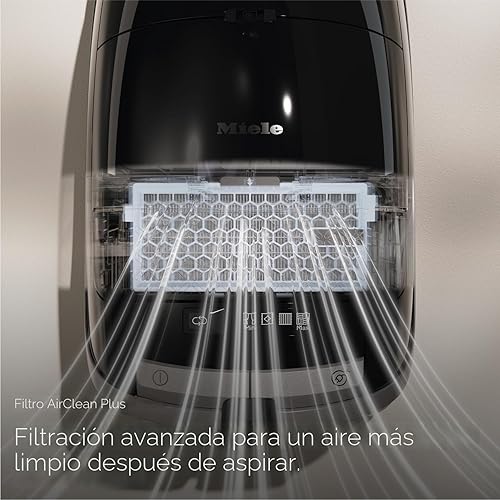 Miniatura 6 de Miele Nuevo Guard M1 Parquet XL - Aspiradora con recipiente con filtro AirClean Plus, cabezal universal AllTeQ y cepillo de suelo XL para parquet