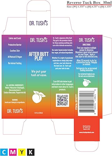 Miniatura 8 de After Butt Play para hombres  Gel íntimo calmante y refrescante para el cuidado diario y posterior al juego  Hidrogel vegano totalmente natural con