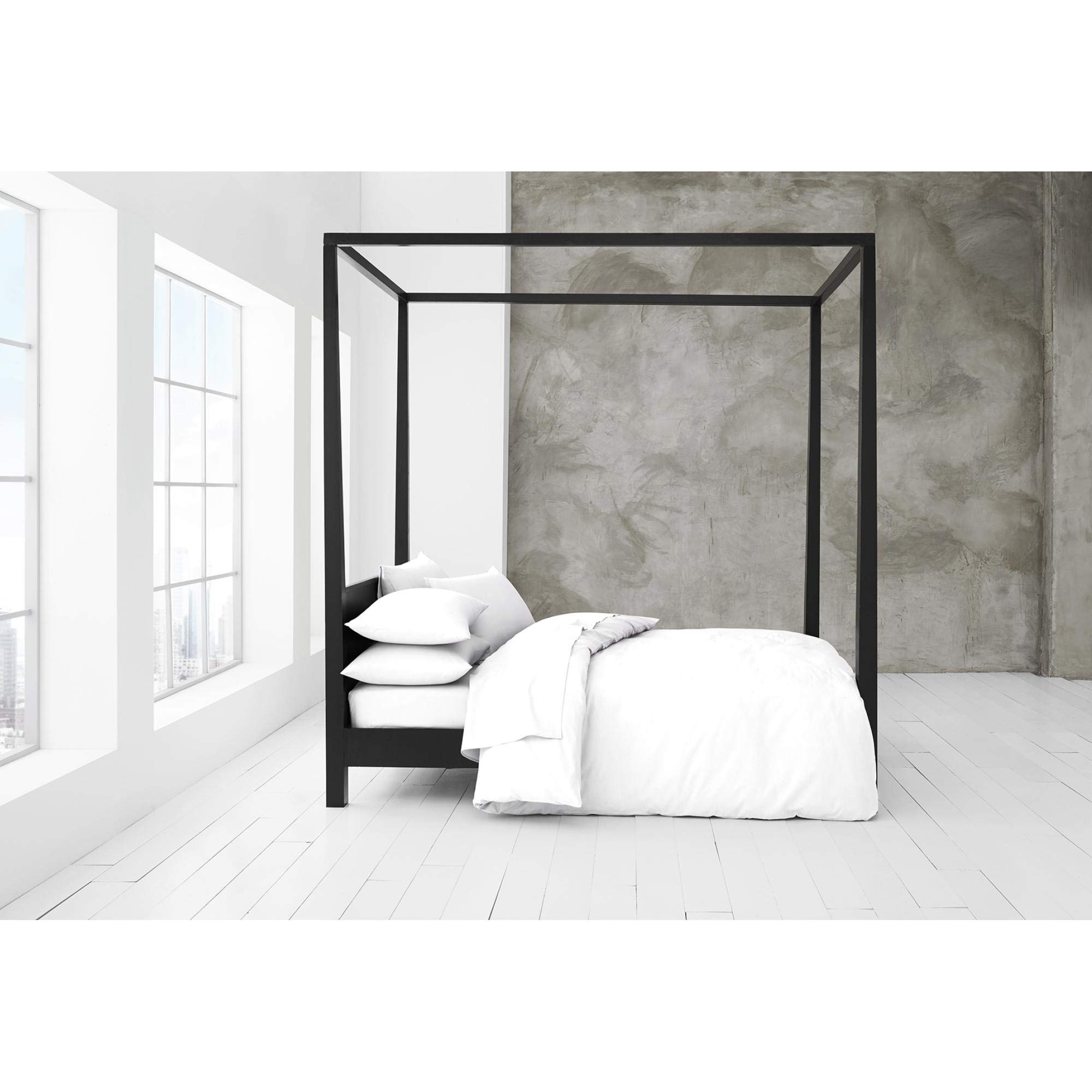 Luxury Plain Bed Sheets, Polycotton King Size Fitted Sheets, Non Iron Bed Sheets, White
