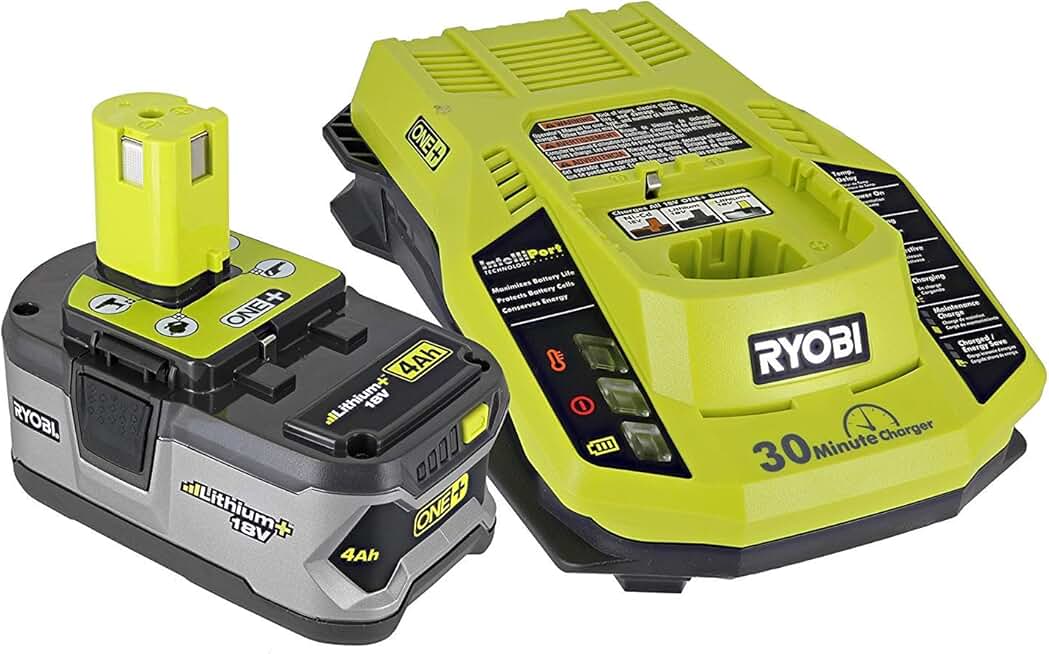 Набор Ryobi ONE+ RC18120-140 5133003360 аккумулятор (18 В; 4.0 A*ч; Li-Ion) и за