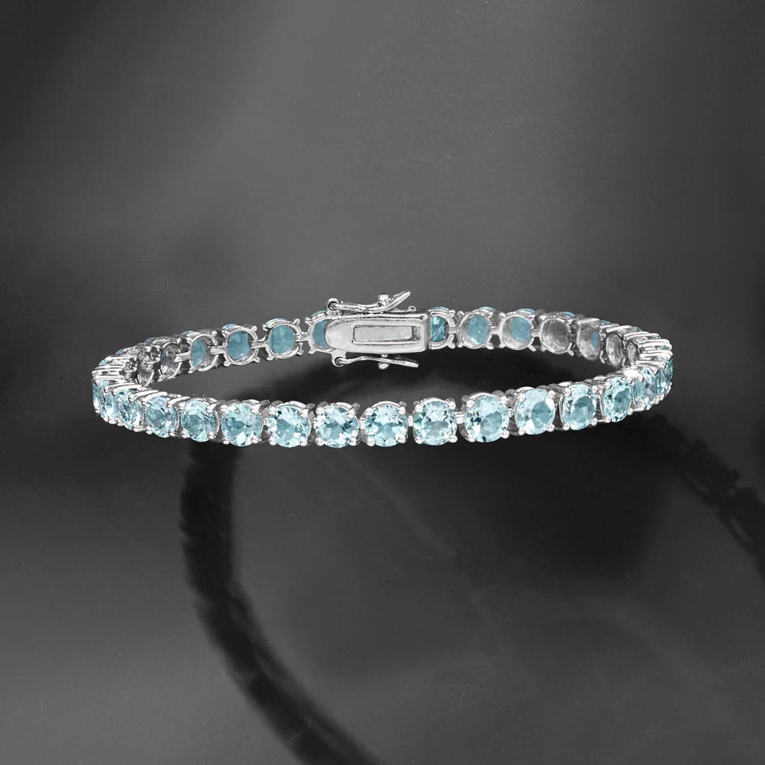 Ross-Simons 19.20 ct. t.w. Sky Blue Topaz Tennis Bracelet in Sterling Silver