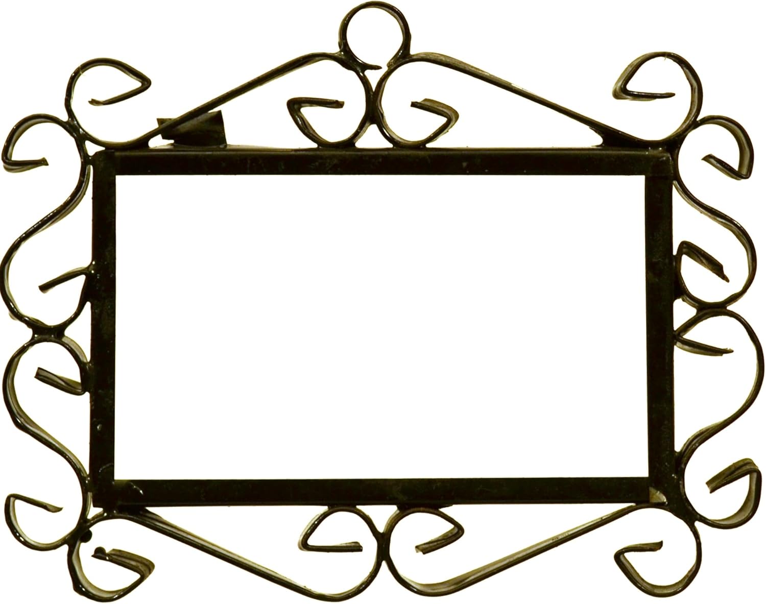 Iron Frame 6 Tiles Azul MINI 2,87” x 7,08” Black Iron Frame for Easy Wall Hanging for Tiles Azul MINI Design