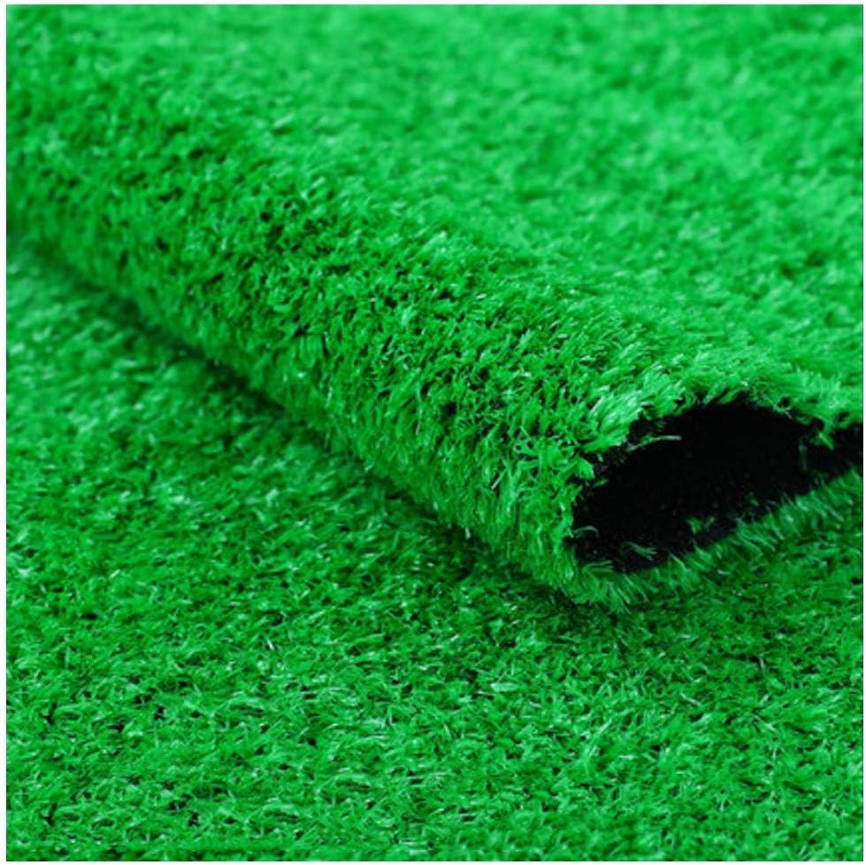 Artificial Turf Grass Height 15mm Super Density Synthetic Carpet Fake Grass Suitable for Laying on The Walls of Restaurants Kindergartens 2x1m (2x9m)