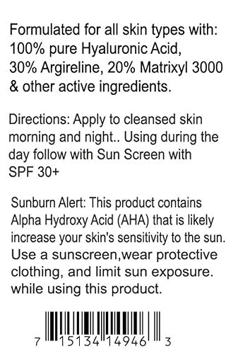 Miniatura 5 de DNA Code®- Suero de reconstrucción de colágeno complejo de ácido glicólico al 20% con Argireline, Matrixyl 3000, CoQ10