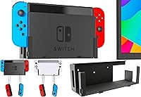 Vista 1 de Funturbo Soporte de pared para Nintendo Switch, kit de montaje en pared, soporte de montaje para interruptor compatible con Nintendo Switch OLED