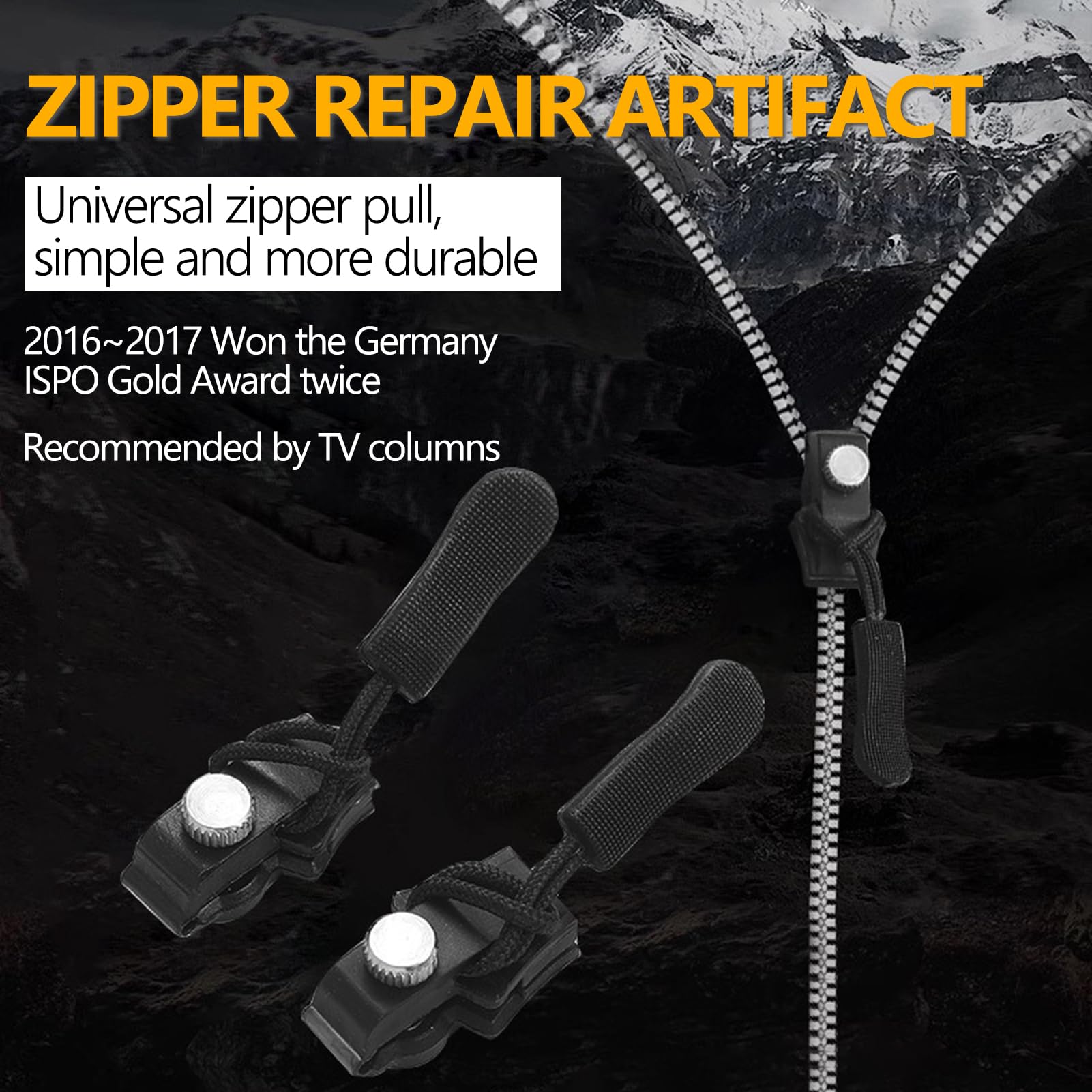 Cursore Cerniera Ricambio universale 12 pezzi - Kit Riparazione Cerniera essenziale per cerniere in Nylon Plastica Metallo #3#5#8, riparazione facile per Zip Puller rotto