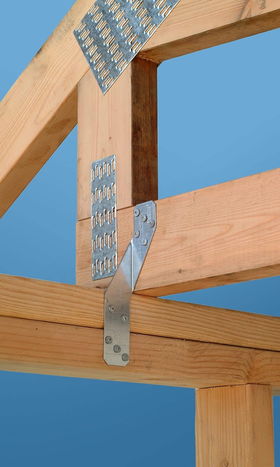 Simpson Strong Tie H2.5T - Galvanized Steel 18 Gauge Hurricane Tie for 2x4 Bottom Chord Trusses, Structural Connector for Uplift Resistance (Pack of 100)