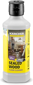 K rcher Floor Cleaning and Care RM 534 for Sealed Wooden Floors, with Effective Moisture Protection Against Swelling of the Floor, 500ml Concentrate Makes 40l Cleaning Liquid When diluted.