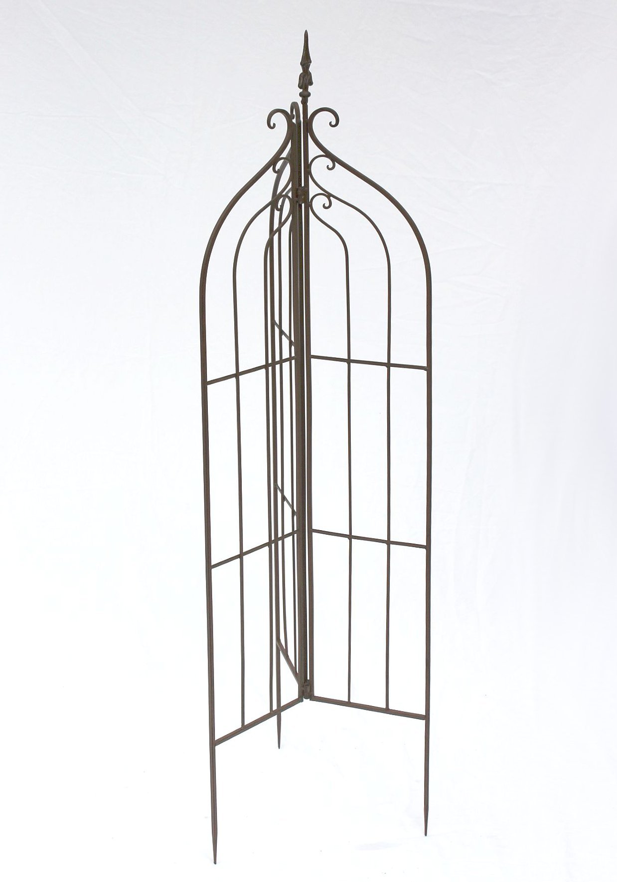 DanDiBo Support pour Plantes grimpantes 120033 Pliable Treillis en métal H-132cm D-38cm Support pour Plantes grimpantes Clôture