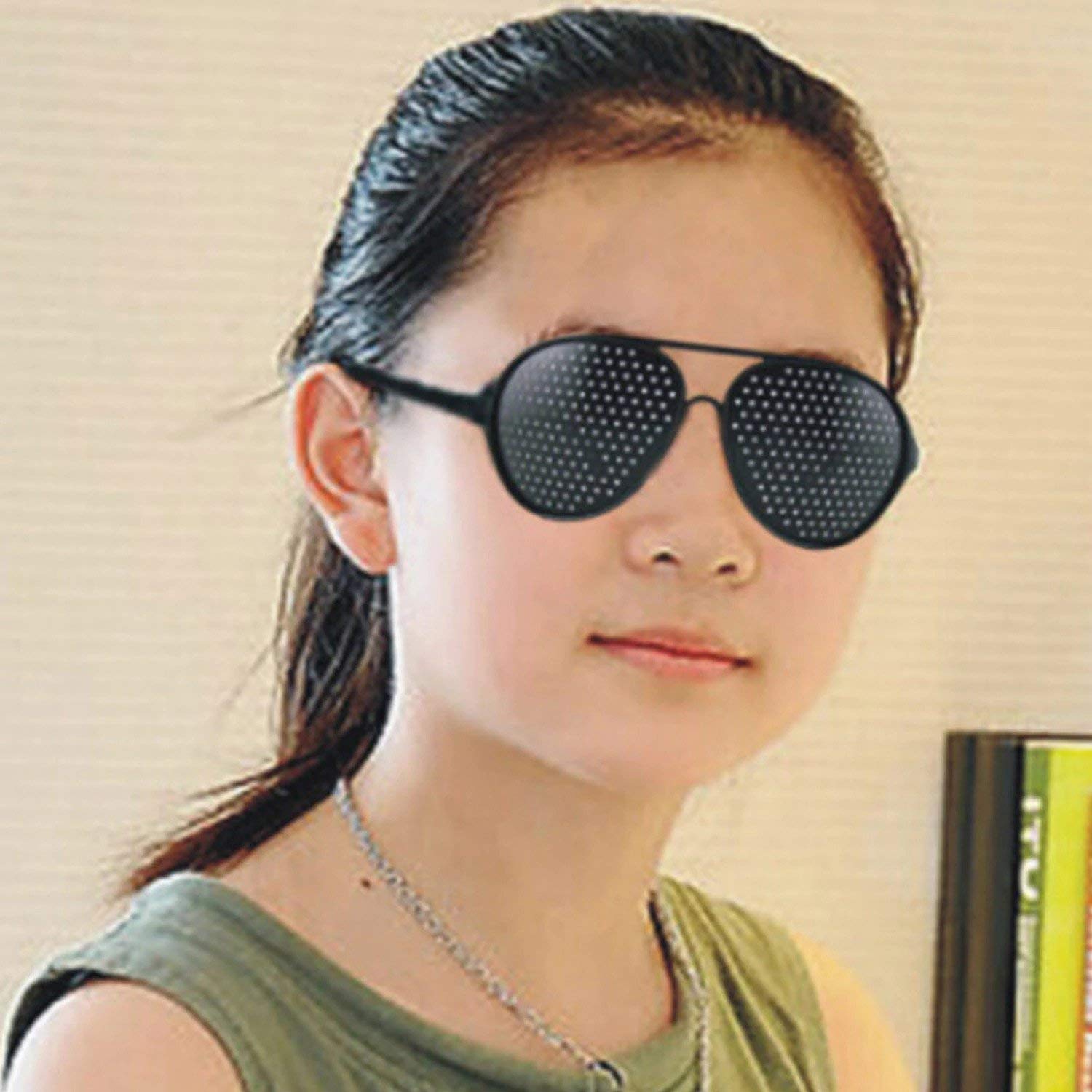 Digital Shoppy Pin hole Eyeglasses Eye Exercise Eyesight Improve Vision Reading Glasses (3030) 2