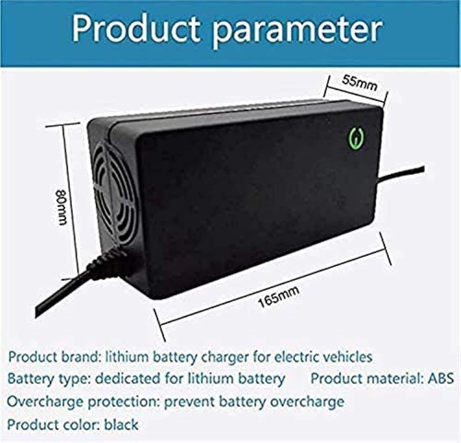 Cargador De Batería De 48 V 2a / 3a / 5 A Cargador De Batería De Scooter De Bicicleta Eléctrica Paquete De Batería De Litio De 54,6 V Enchufe Cable De Alimentación, 2a, C