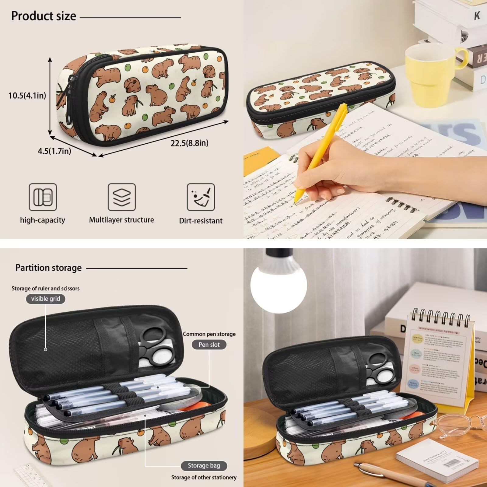 HUGS IDEA Zaino per bambini Borsa per libri scolastici per ragazze 4-6 6-8 8-10 Set di borse per la scuola carino