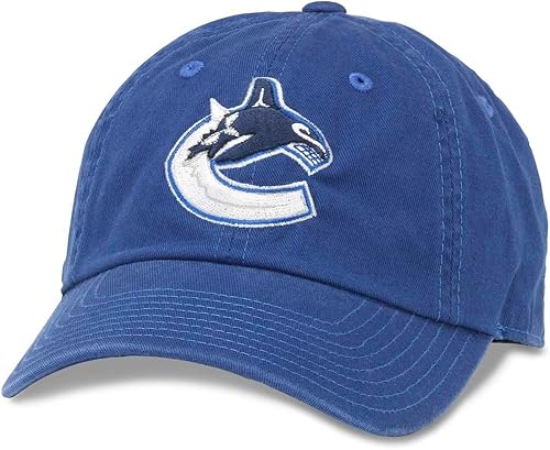 Miniatura 4 de AMERICAN NEEDLE Vancouver Canucks - Hombres Blue Line El Snapback Sombrero